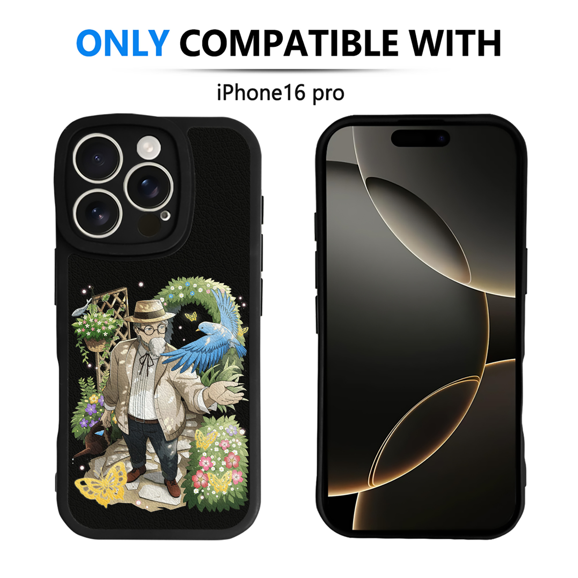 （画像用） 文豪ストレイドッグス Bungo Stray Dogs 【iPhone 16シリーズ対応】シリコンスマホケース（レザー調） 材質：シリコン